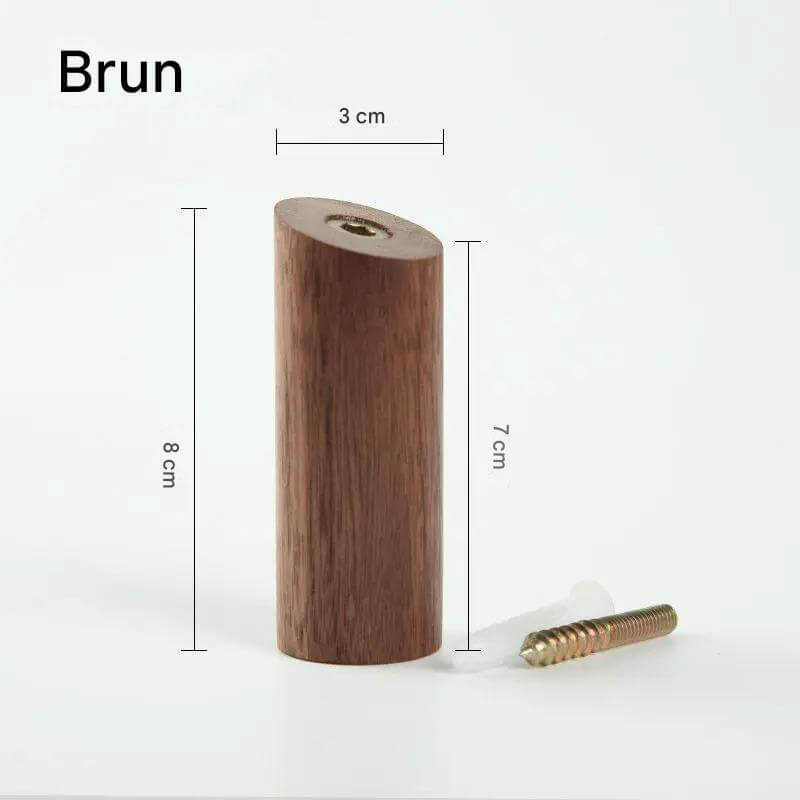 BarkHook - Houten wandhaak voor kleding, sleutels en accessoires | Stijlvol opbergen in natuurlijk design