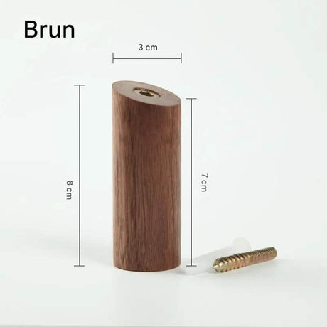 BarkHook - Houten wandhaak voor kleding, sleutels en accessoires | Stijlvol opbergen in natuurlijk design