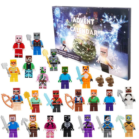 MiniCraft - Adventskalender met 24 dagen aftellen en actiefiguren