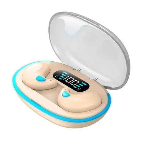 SoundBeats - Minimale ultradunne draadloze hifi-hoofdtelefoon voor slaap & comfort