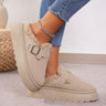 Wintessa - Warme, gevoerde damessloffen met elegante, retro look en zacht comfort