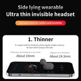 SoundBeats - Minimale ultradunne draadloze hifi-hoofdtelefoon voor slaap & comfort