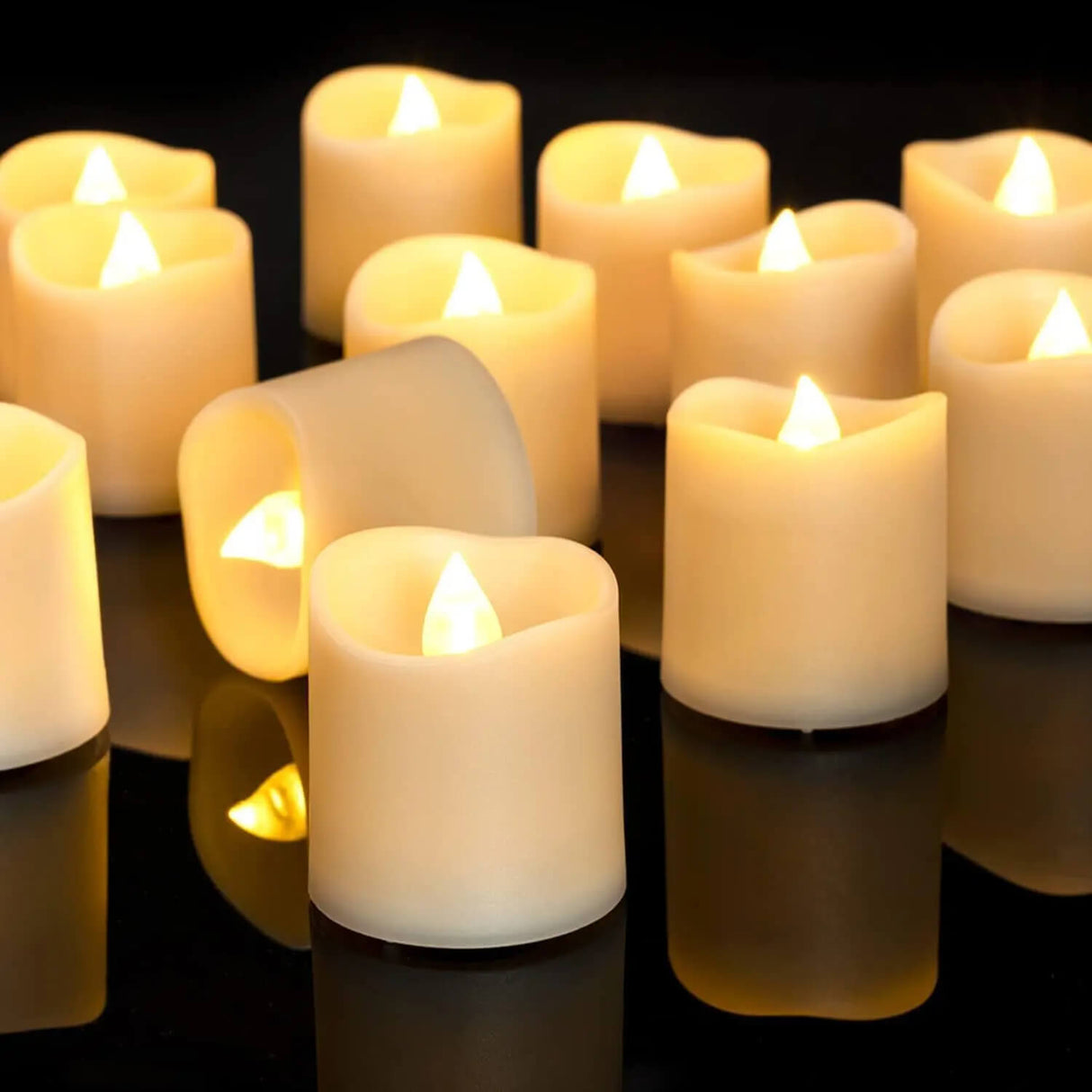 Vlamloze LED-kaarsen - Creatief theelichtje met warm wit licht