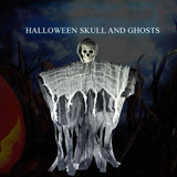 Halloween Decoratie: Hangende Spookhuis Decoratie - Spook, Schedel en Skelet