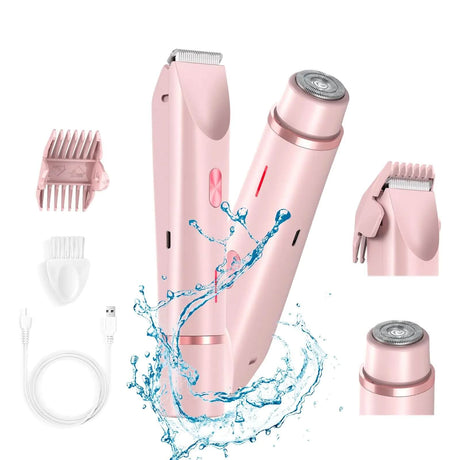 SilkEdge - Elektrisch Scheerapparaat voor Vrouwen | 2-in-1 waterbestendig