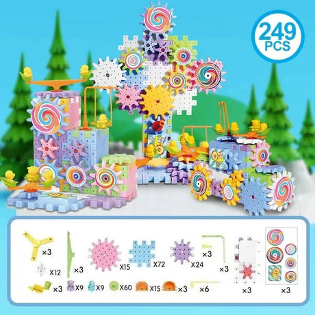 Elektrisch Bouwmodel - 3D Puzzels met Versnellingen voor Kinderen