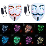 V Voor Vendetta LED Masker