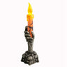 LED Kaarsenhouder met Skelethand - Enge Halloween Decoratie, Rookvrije Kaarsen voor Feest en Huis