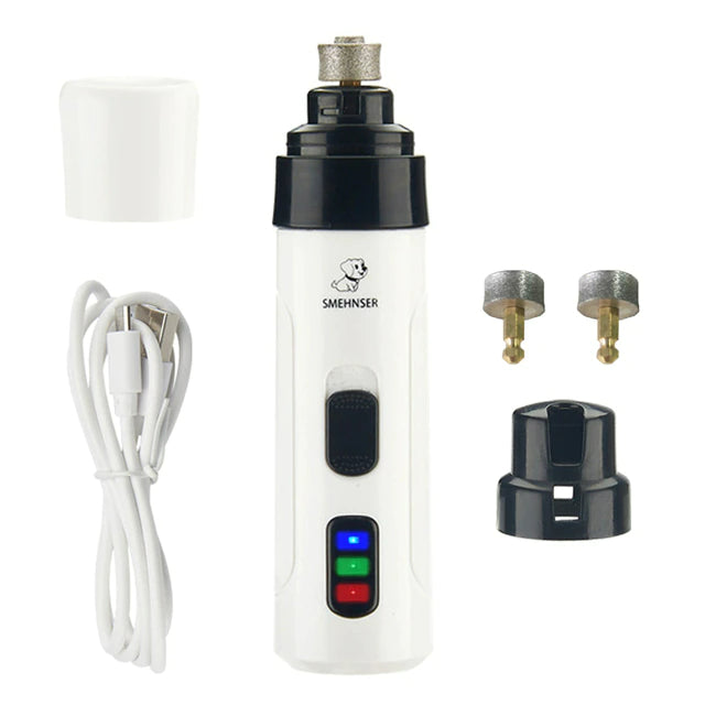 Elektrische nagelknipper & nageltrimmer voor honden en katten - oplaadbaar en ergonomisch ontwerp