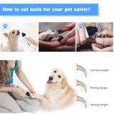 Elektrische nagelknipper & nageltrimmer voor honden en katten - oplaadbaar en ergonomisch ontwerp