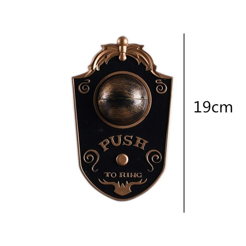 Enge Halloween deurbel met gloeiend oog | Geluids- & lichteffecten - Realistische decoratie voor trick or treating